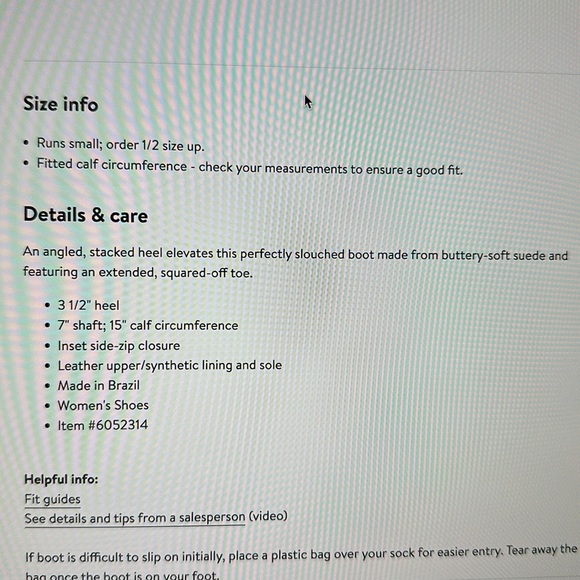 Vince Camuto Derika Leather Boot - Tortilla Suede Size 8.5 Wide Calf - Picture 7 of 7